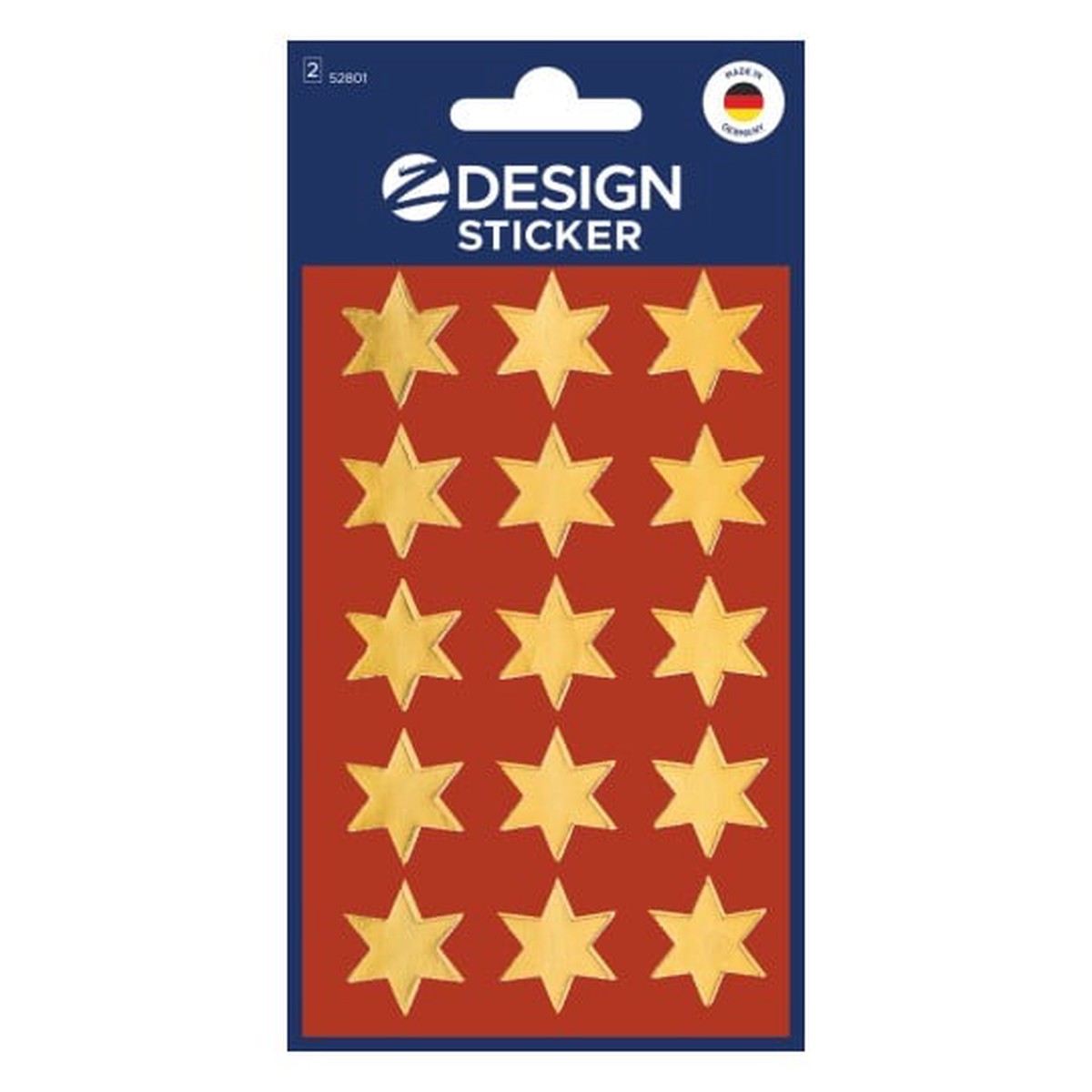 Avery-Zweckform Stickers A Pack Of 2 Sheets - Gold Stars
