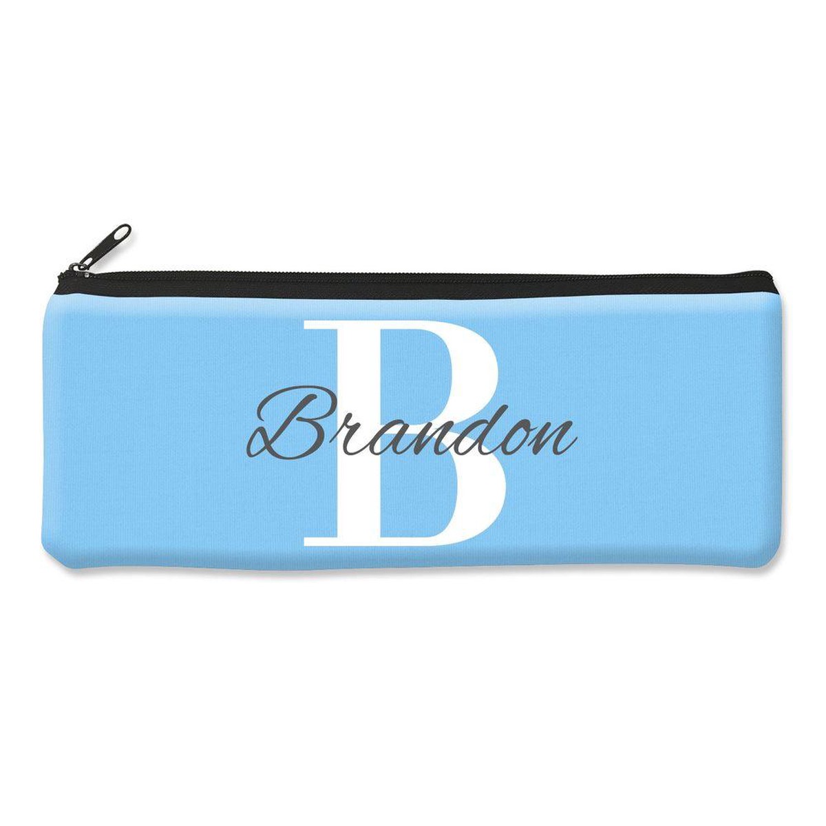 New Arrival Blue Monogram Pencil Case - Large