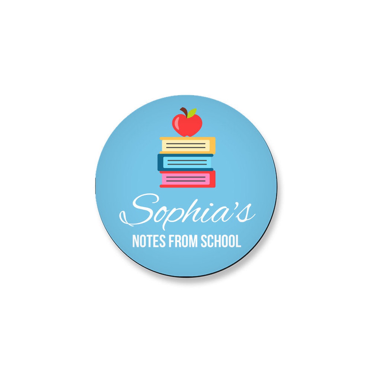 Notes Flexi Magnet - Round