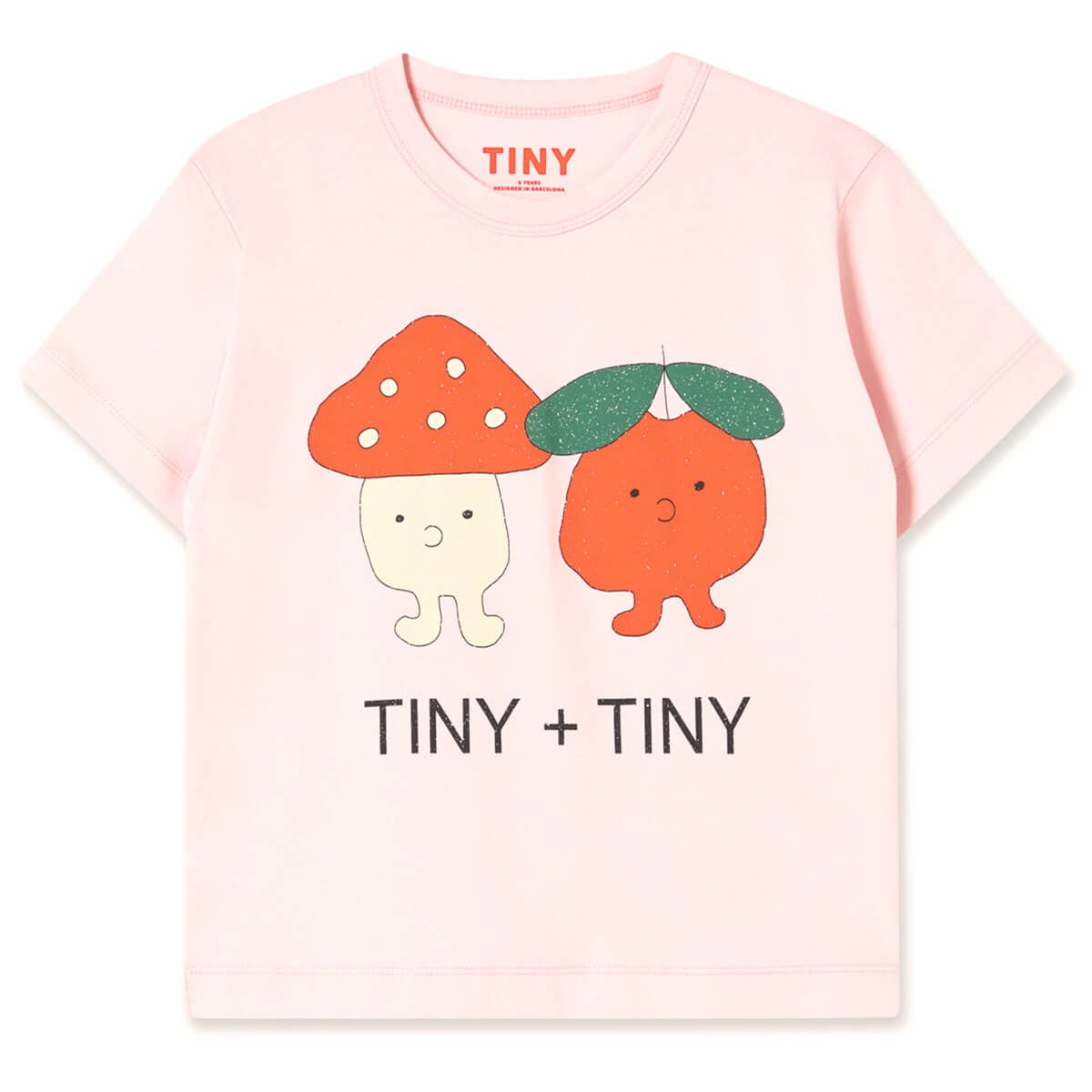 Tiny & Tiny Graphic Tee in Pink by Tinycottons