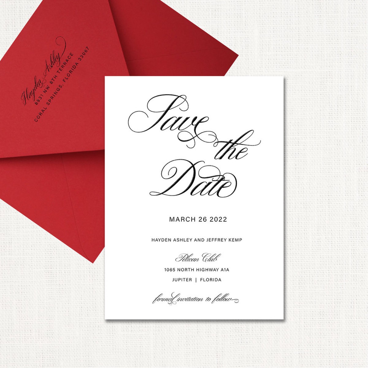 Hayden Save the Date