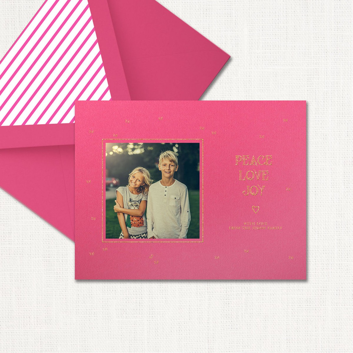 Peace Love Joy Card