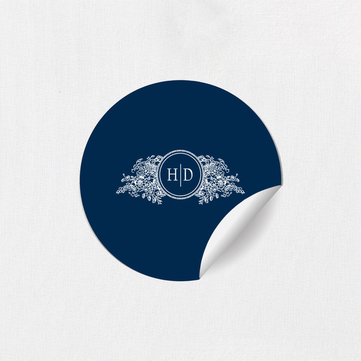Haley Round Stickers