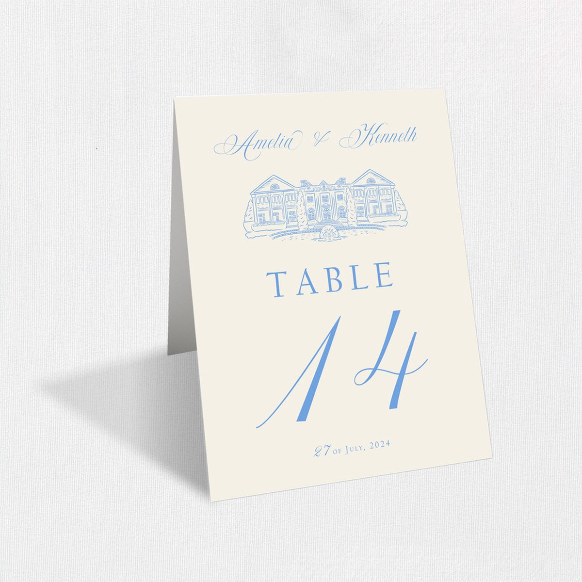 Amelia Table Numbers
