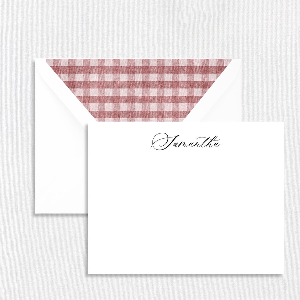 Samantha Flat Notecard