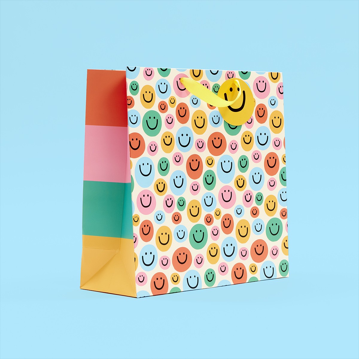 Jumbled Smiley Large Gift Bag