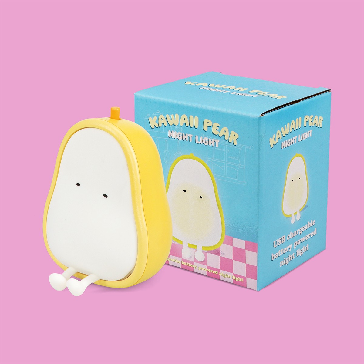 Kawaii Pear Night Light