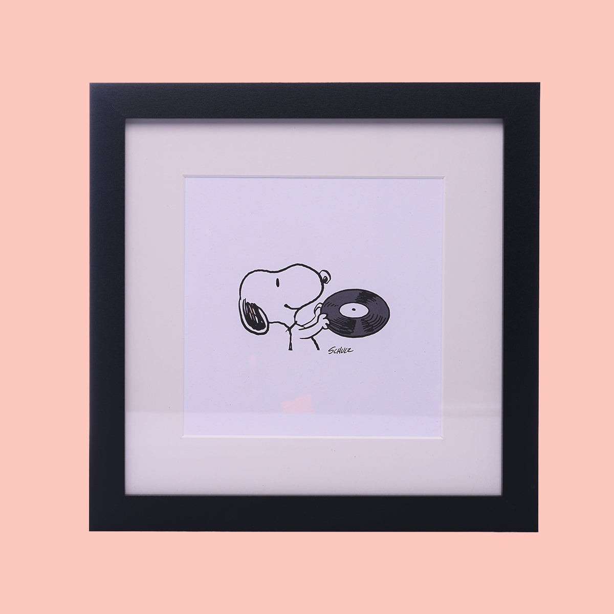 Peanuts Vinyl Framed Print