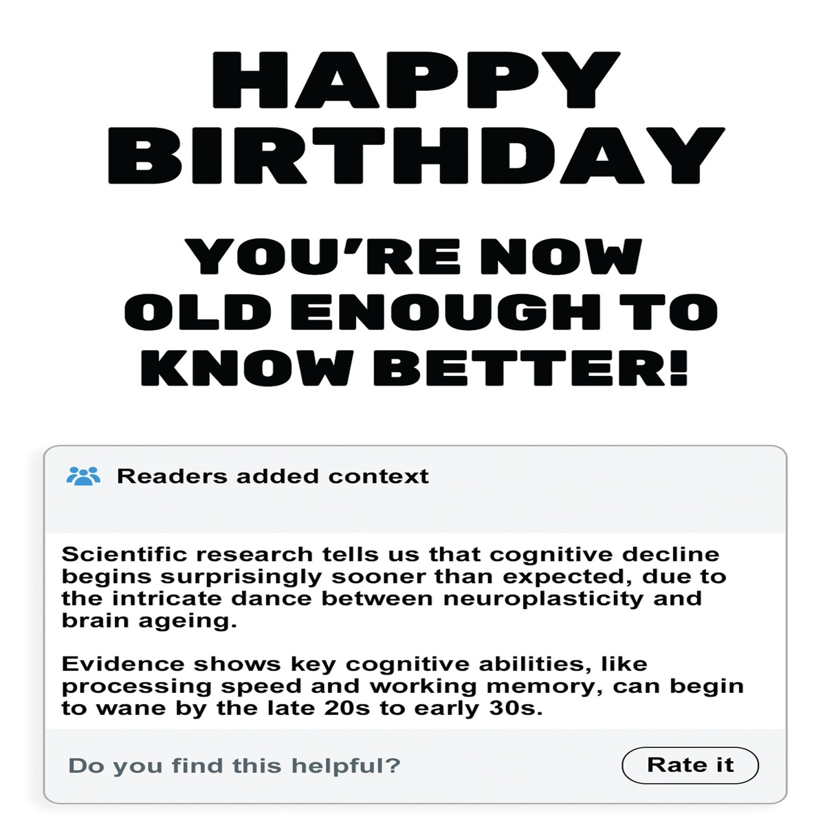 Know Better? Card