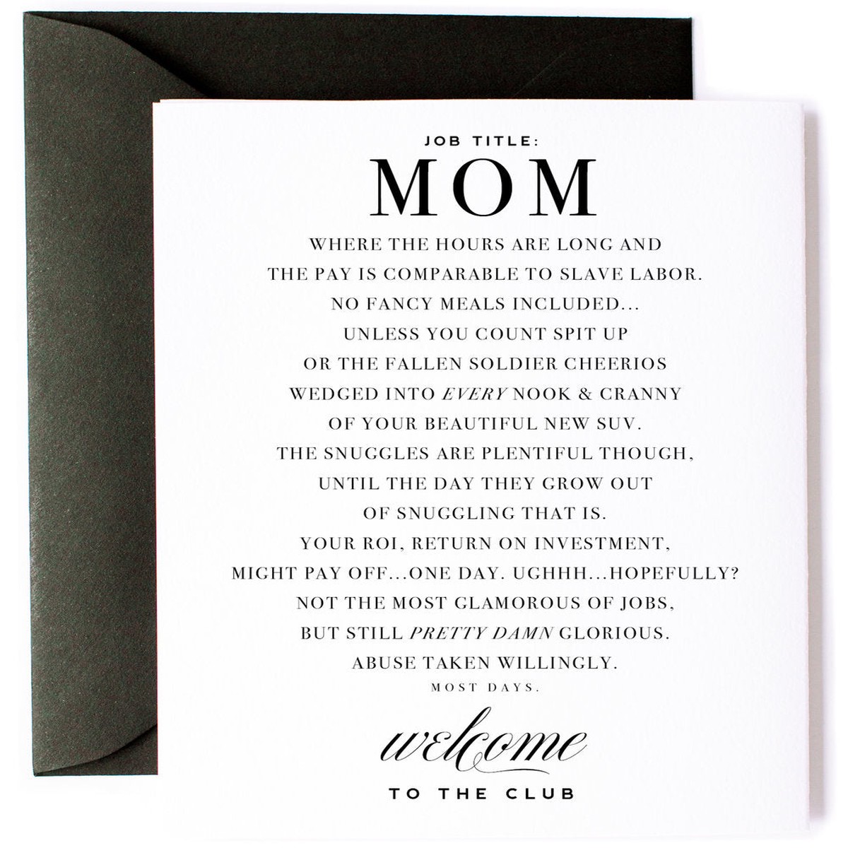 KMB051 New Mom Card