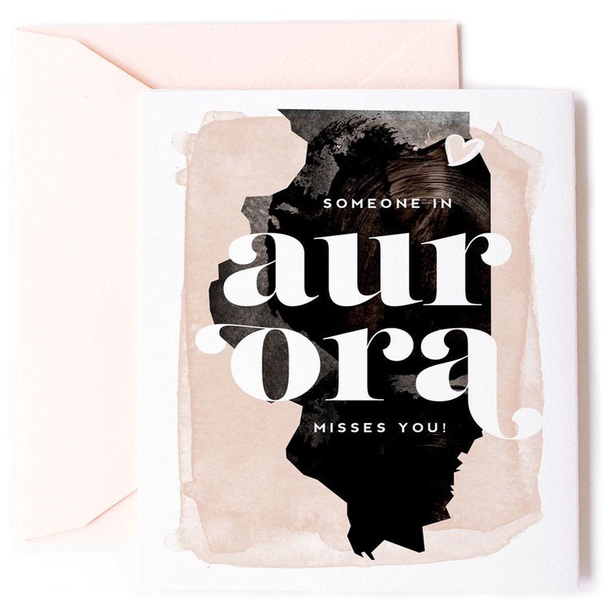 KMB322 Aurora Misses You Card