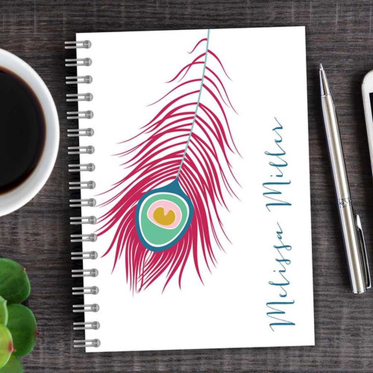 A Beautiful Feather Writing Journal