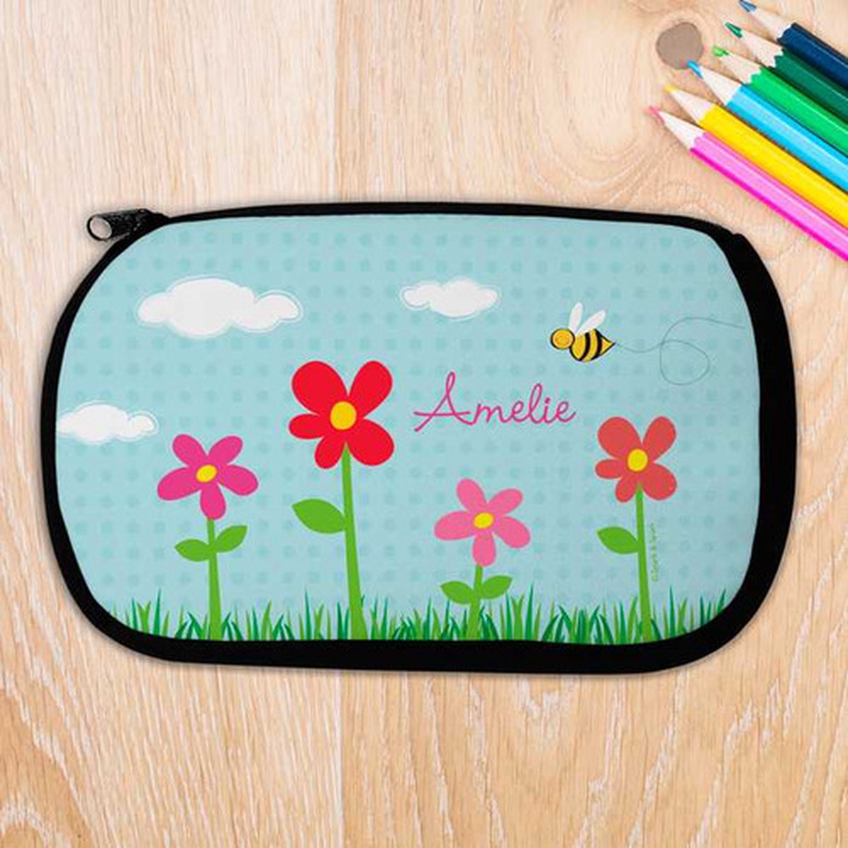 Spring Flowers Pencil Case