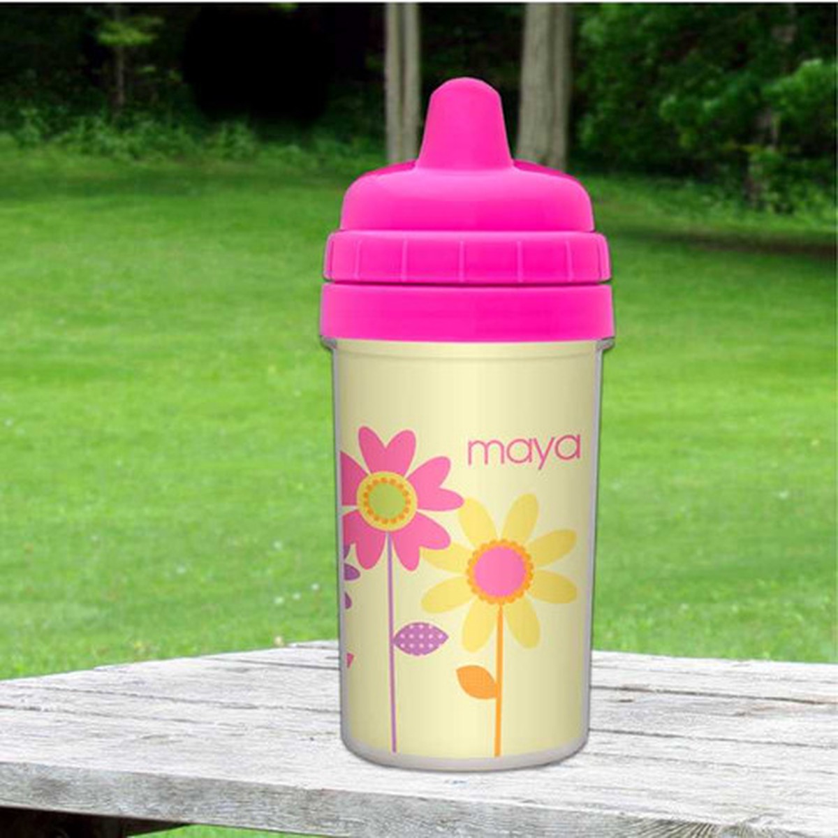 Three Spring Blooms Sippy Cup