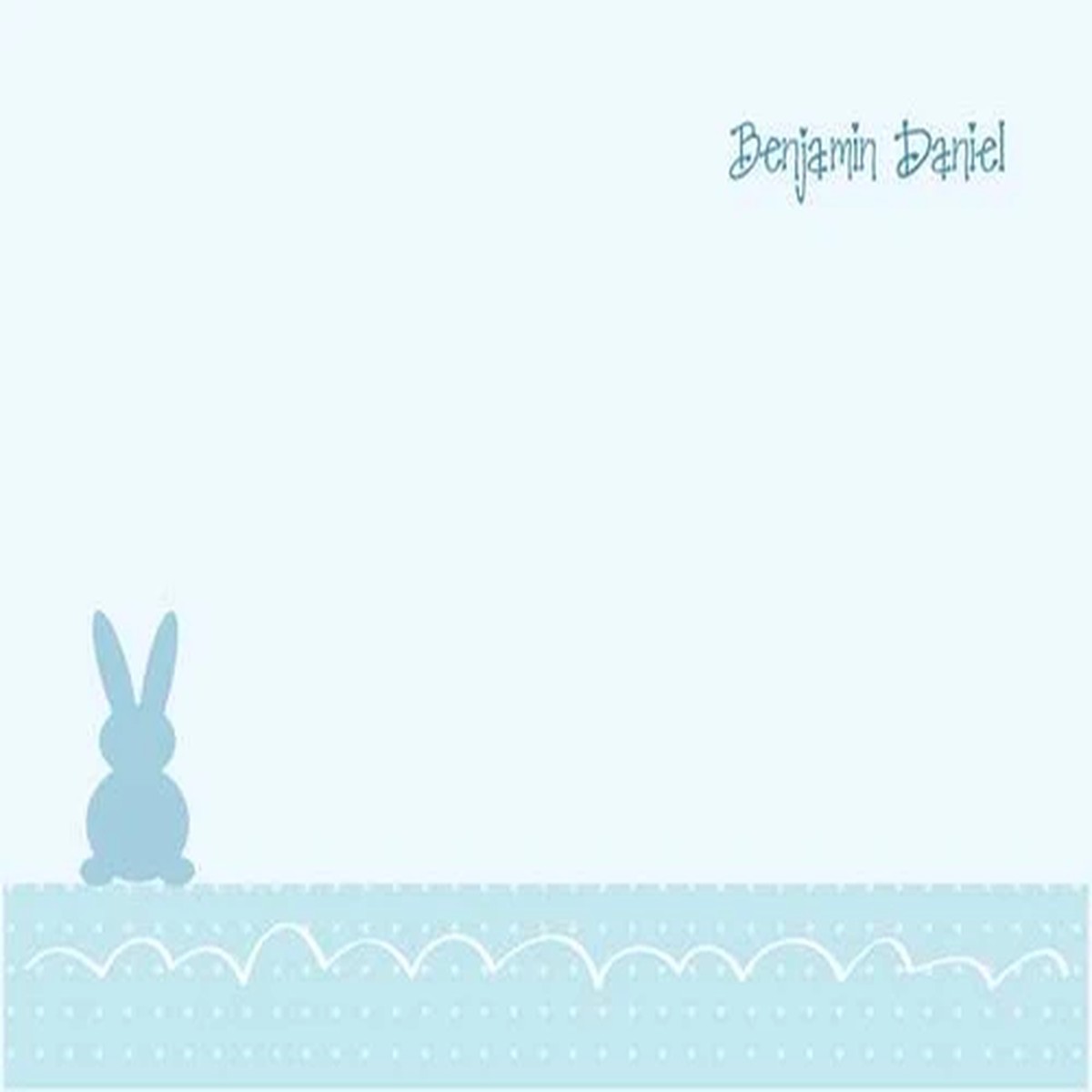 Cute Bunny In A Corner Notecards