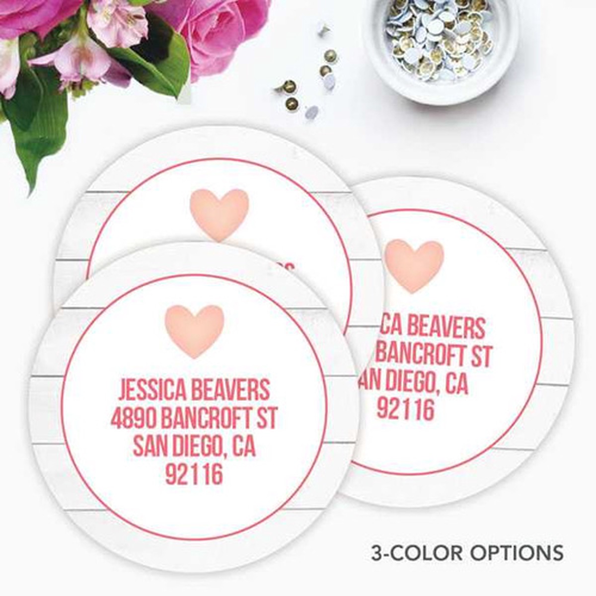 Rustic White Label Set