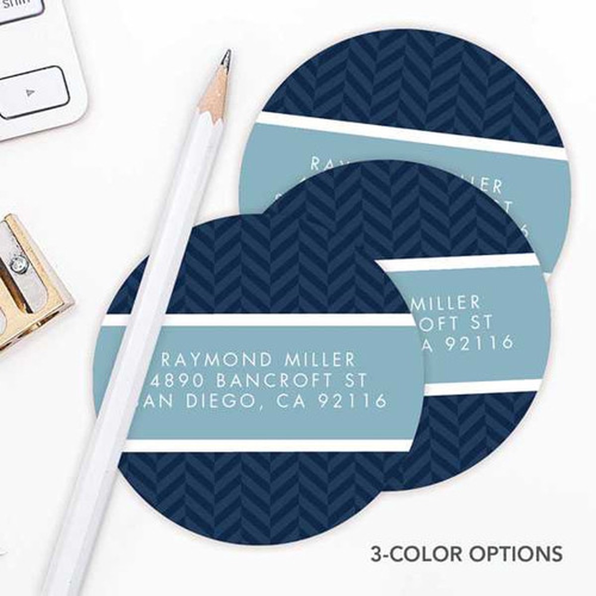 Herringbone Mood Label Set