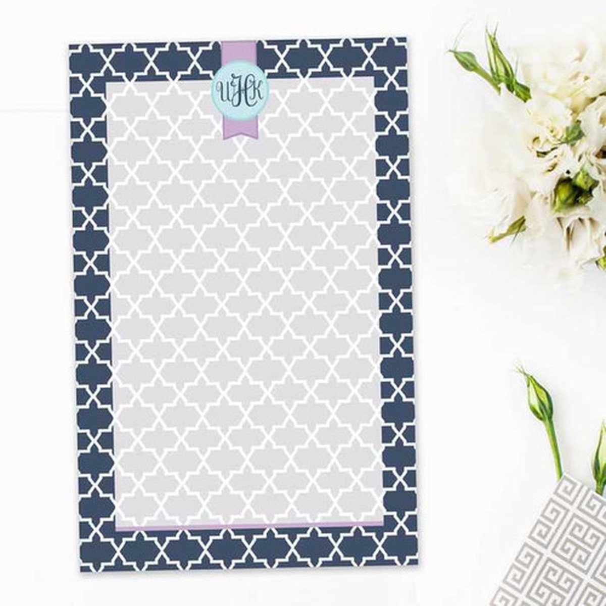 Simple Geometry Custom Notepad