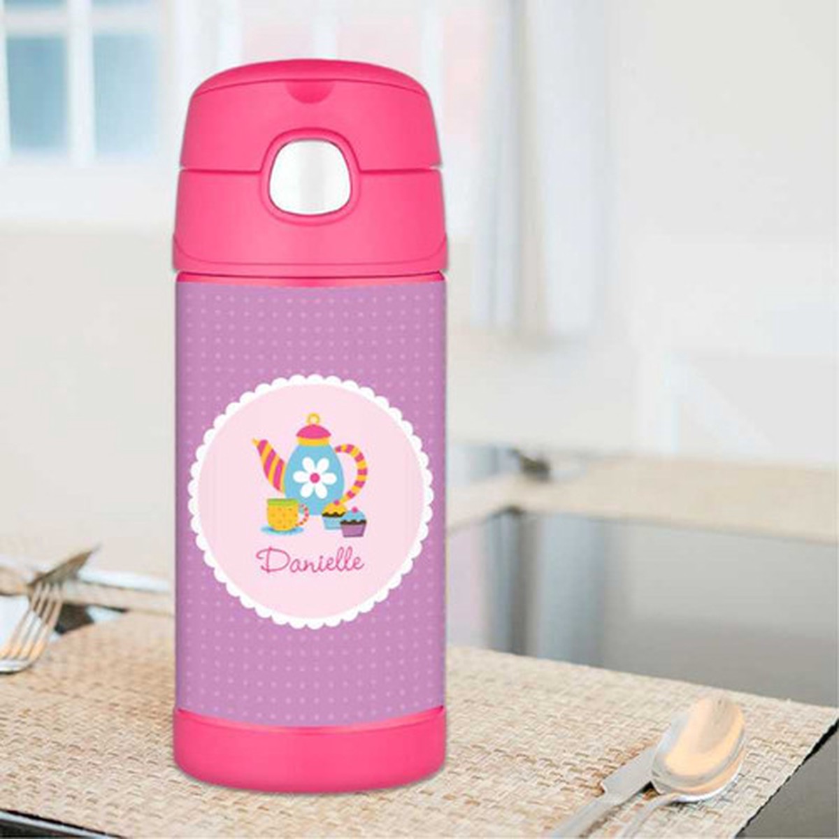 Tea Time Thermos Bottle