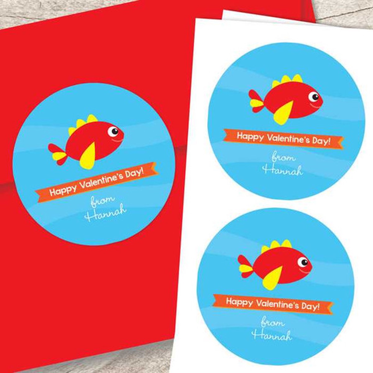 Sweet Fish Custom Stickers