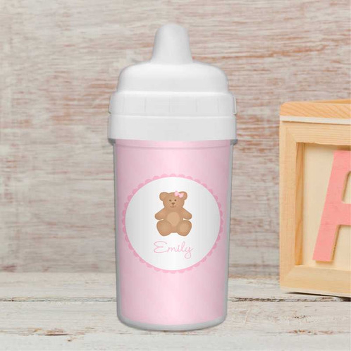 A Sweet Teddy Bear Sippy Cup