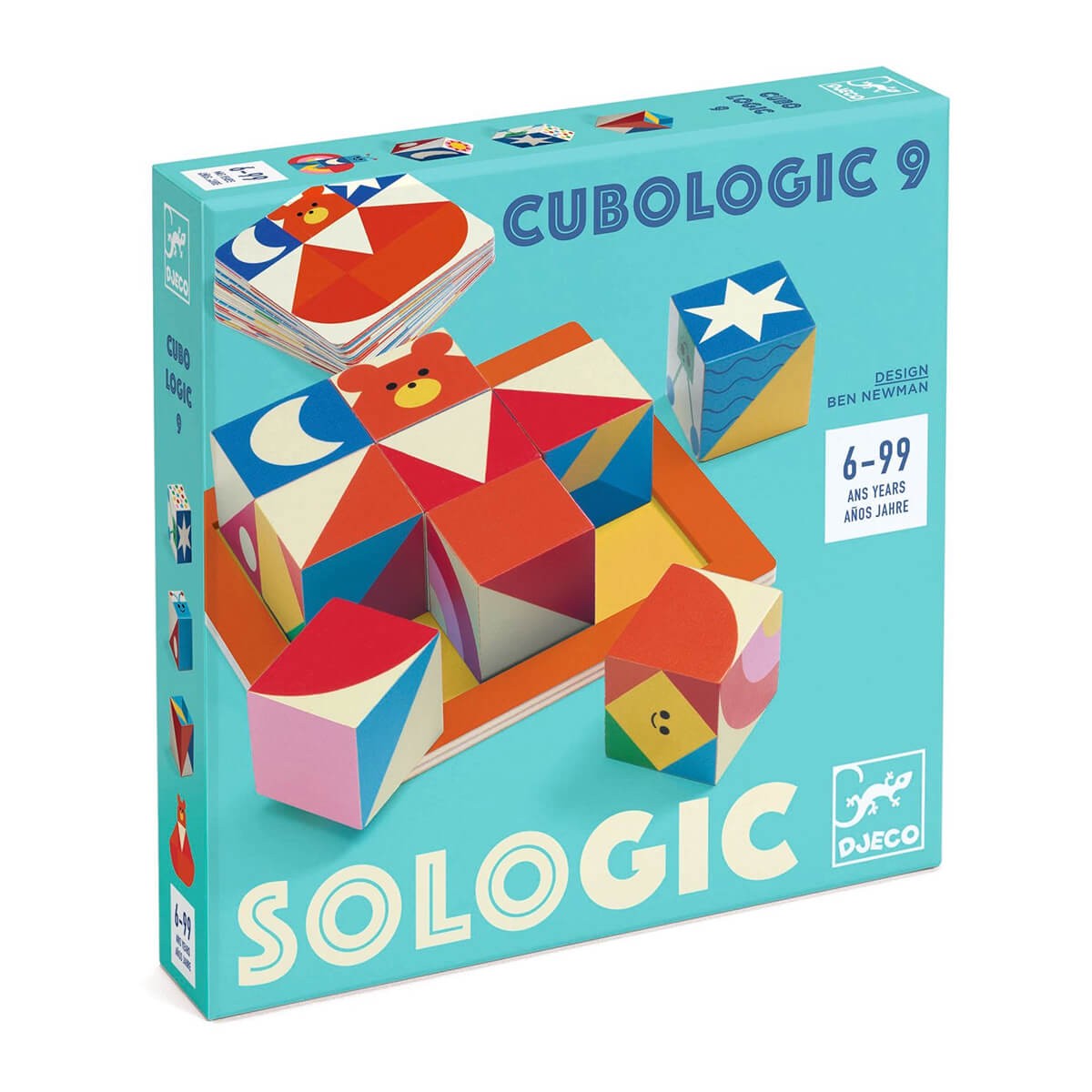 Cubologic 9 Sologic Game by Djeco