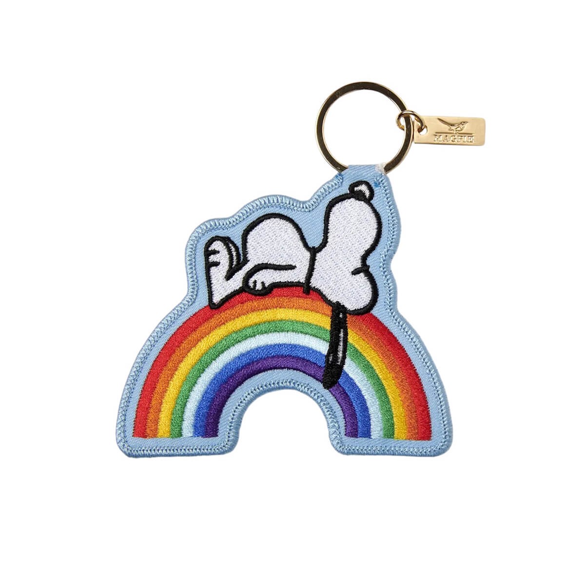 Rainbow Snoopy Keyring by Magpie